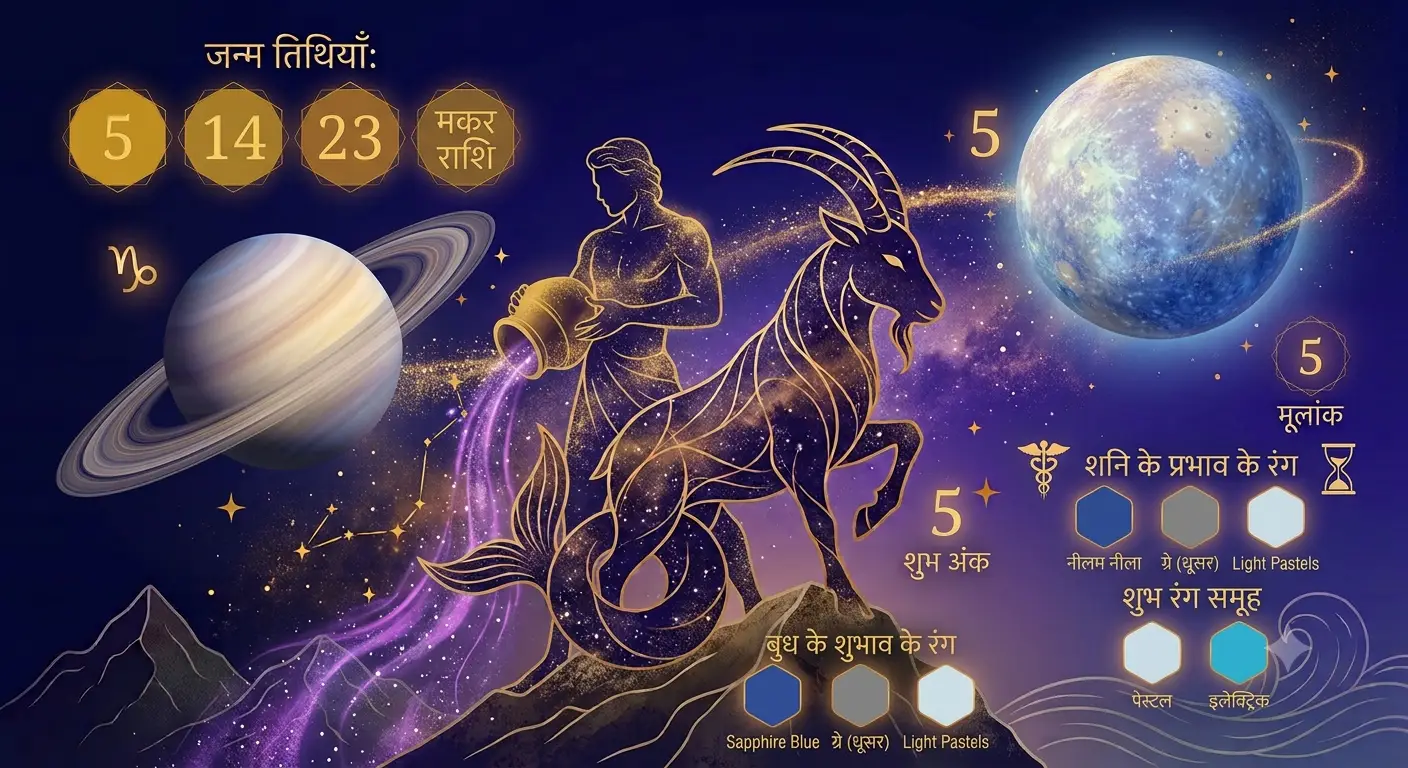 जनवरी में जन्मे अंक 5 वाले लोग — मूलांक 5 अंक ज्योतिष गाइड